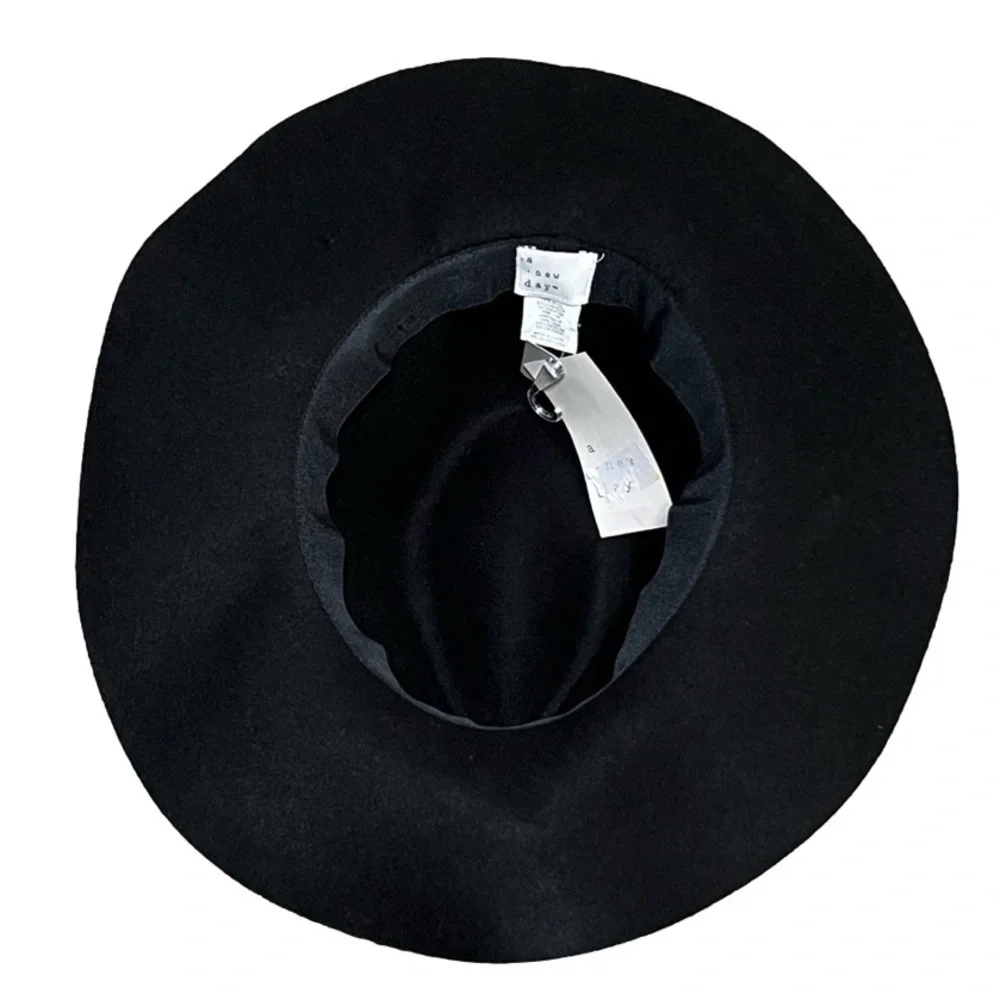 A New Day Adjustable Black Wool Women’s Hat